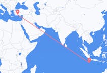 Flyrejser fra Shire of Christmas Island til Antalya