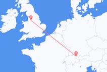 Flyg från Manchester, England till Altenrhein, Schweiz