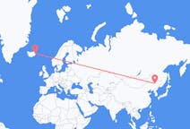 Flyreiser fra Harbin, Kina til Egilsstaðir, Island