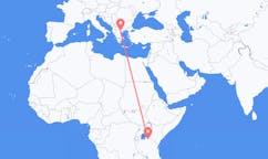 Flyreiser fra Seronera, Tanzania til Thessaloniki, Hellas