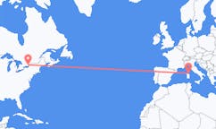 Flyrejser fra Kingston, Canada til Olbia, Italien