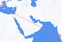出发地 印度坎努尔目的地 希腊基西拉的航班