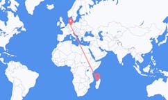 Flyrejser fra Mahajanga, Madagaskar til Kassel, Tyskland