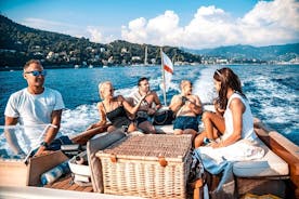 Excursão particular de barco a Portofino