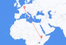 Flyreiser fra Jinka, Etiopia til Strasbourg, Frankrike