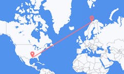 Flyreiser fra Lafayette, til Tromsö