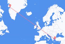 Flyreiser fra Ilulissat, til Khios