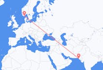 Flights from Karachi to Kristiansand