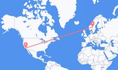Flüge von Burbank, die Vereinigten Staaten nach Rörbäcksnäs, Schweden