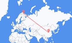 Flyrejser fra Yuncheng, Kina til Kirkenes, Norge