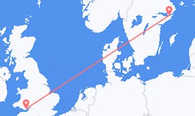 Flüge von Schweden nach Wales