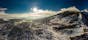 View of the High Tatras mountains from Hrebienok located in the Tatra National park, Slovakia