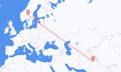 Lennot Amritsarista, Intia Rörbäcksnäsiin, Ruotsi