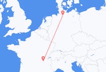 Flyreiser fra Hamburg, til Lyon