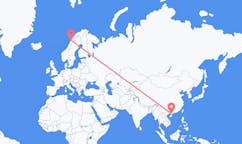 Flüge von Zhanjiang, China nach Bodø, Norwegen