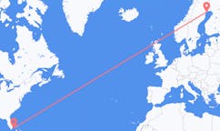Flyrejser fra Bimini, Bahamas til Lulea, Sverige