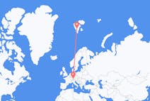 Vuelos desde Svalbard a Memmingen