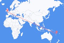 Voli da Port Vila, Vanuatu to Exeter, Inghilterra