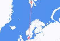 Voli da Lubecca, Germania alle Svalbard, Svalbard e Jan Mayen