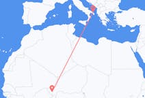 Vluchten van Niamey naar Brindisi