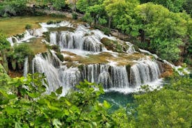 Cachoeiras de Krka privadas e cidade velha de Trogir