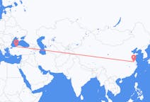 Flug frá Yangzhou, Kína til Zonguldak, Tyrklandi