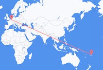 Flyreiser fra Labasa, Fiji til Maastricht, Nederland