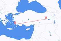 Lennot Kosista, Kreikka Muşiin, Turkki