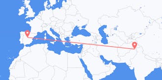 Flyg från Pakistan till Spanien