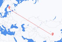 Flyrejser fra Chengdu til Jyväskylä