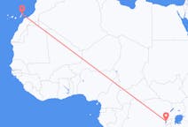 Flyrejser fra Goma til Lanzarote