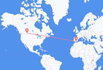 Flyreiser fra Medicine Hat, Canada til Granada, Spania