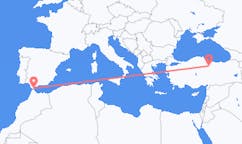 Lennot Gibraltarilta, Gibraltar Tokatille, Turkki