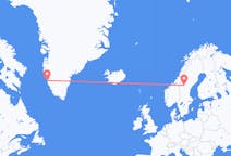 Flyreiser fra Östersund, til Nuuk
