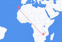 Flug frá Harare til Lanzarote