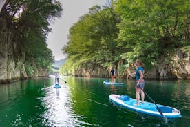 Stand up paddle privé d'une demi-journée sur la rivière Soča