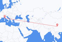 Flyreiser fra Chengdu, til Bastia