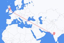 Flyreiser fra Shirdi, India til Liverpool, England