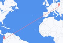 Flyrejser fra Quito til Katowice