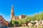 photo of the cathedral of Santo Domingo de La Calzada at morning, La Rioja, Spain.