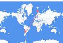 Vols de Neuquén, Argentine vers Tromso, Norvège