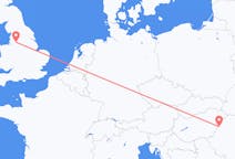 Flyrejser fra Oradea, Rumænien til Manchester, England