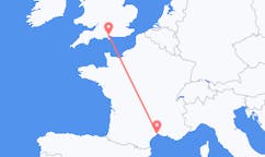 Lennot Montpellieristä, Ranska Southamptoniin, Englanti