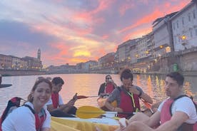 Aperi-kayak on the river Arno, Pisa