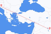 Flyg från Baghdad till Mostar