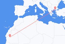 Lennot Atarista, Mauritania Alexandroupoliin, Kreikka