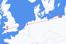 Lennot Gdańskista Cardiffiin