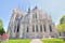 photo of view of Votive Church (Votivkirche) is a neo-Gothic church located on the Ringstrasse in Vienna, Austria.