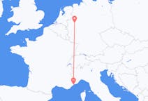 Flights from Nice to Dortmund