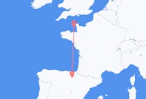 Flyreiser fra Logrono, Spania til Saint Helier, Jersey